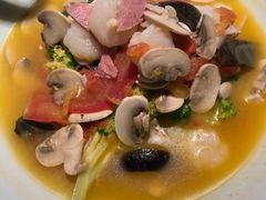 上汤西兰花-绿茶餐厅(华联万柳店)