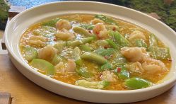 丝瓜虾仁-鸿涛阁宴会中心