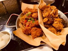 黄油蒜炸鸡块-富乐满韩国正宗炸鸡韩国料理(虹泉路店)