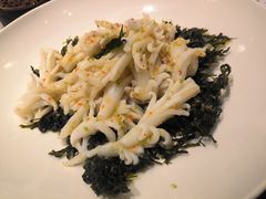 油泡紫菜麦穗鱿-潮汕味道·煮海餐厅(金麟大厦店)