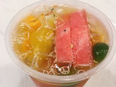 西瓜菠萝忙活金桔火龙果一堆-仁义涵西餐·咖啡(中华巴洛克店)