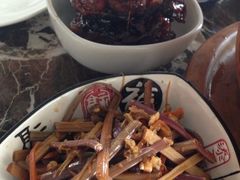 蕨菜、熏鱼-风味小馆(天目湖宾馆店)