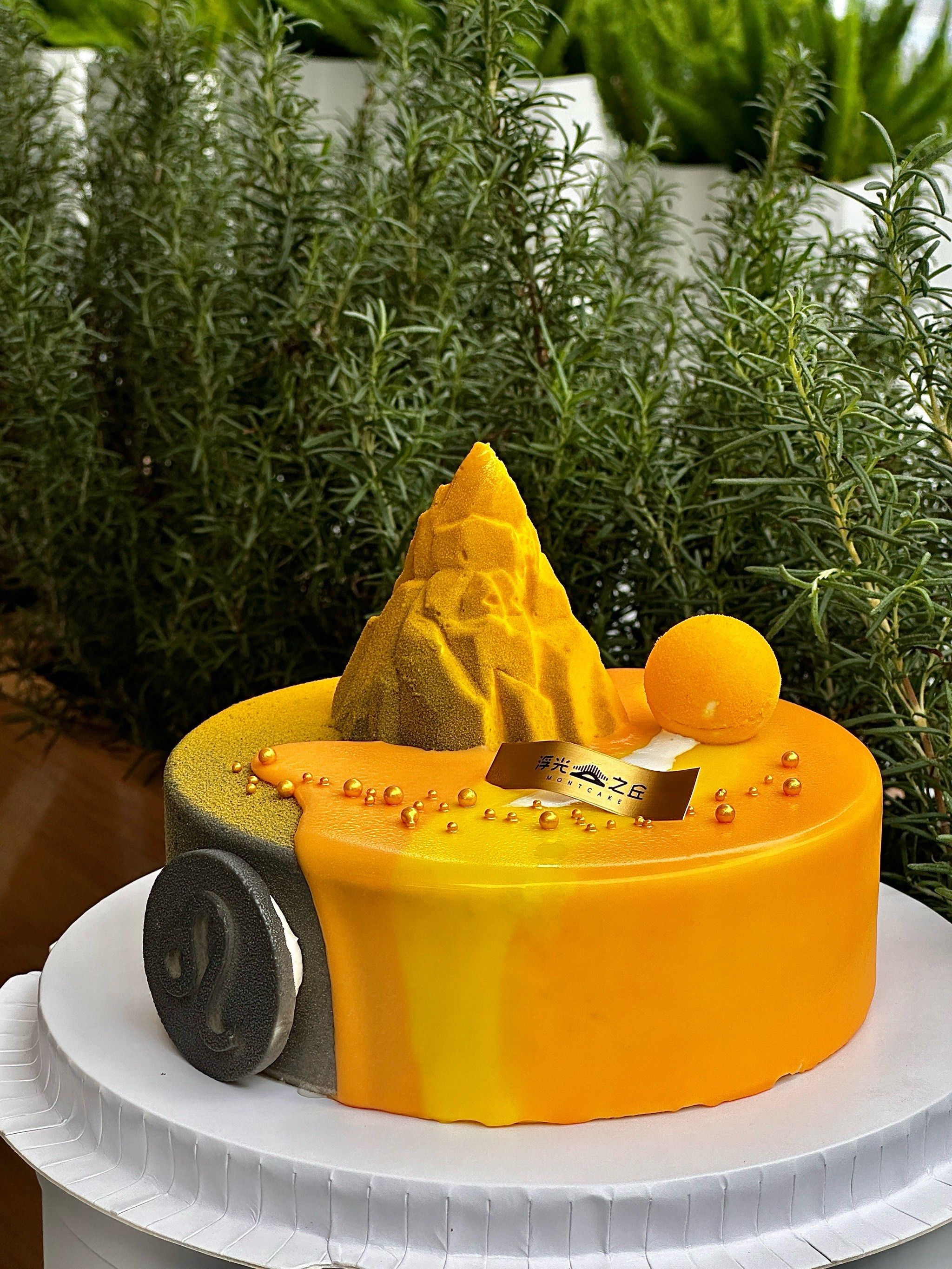 日落星河蛋糕!真的赢麻了