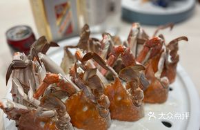 Steamed Red Crab with Soy Sauce