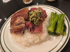 叉烧琵琶鸭双拼饭-新旺茶餐厅•早餐(迪士尼小镇店)