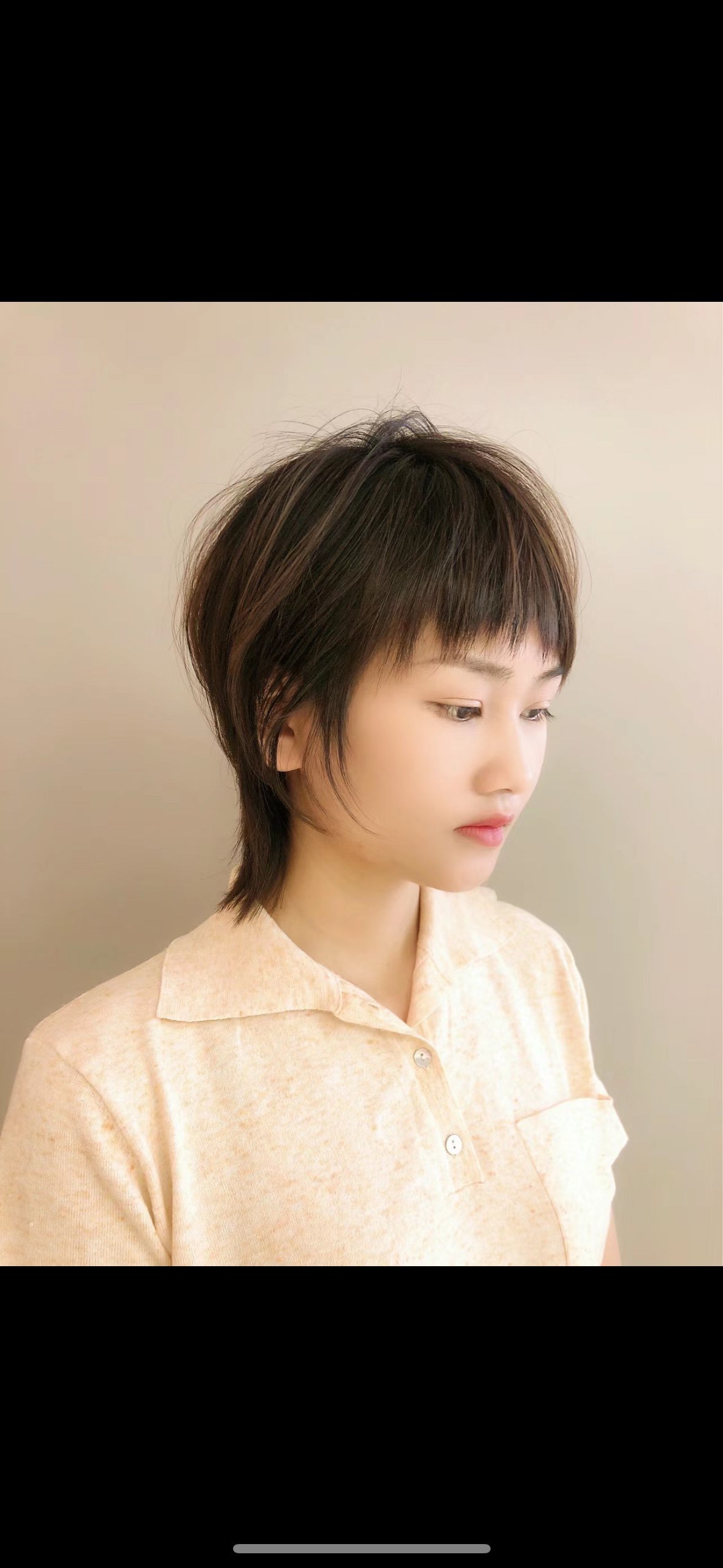 夏季鲻鱼头短发