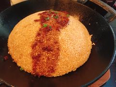 一个锅巴和时蔬-薇酌饮·陕西菜(南门外店)