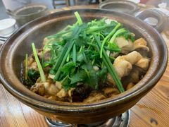 炭炉清远鸡煲-顺德公平靓正特色牛花粥(花都店)