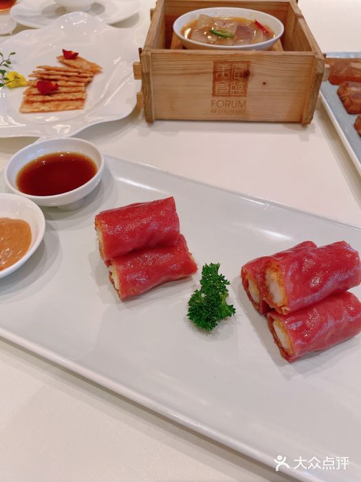 富临美食金沙红粉米肠图片