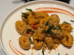 咸蛋黄奶香鸡翅-狮拾久·现代新加坡料理(壹方城店)