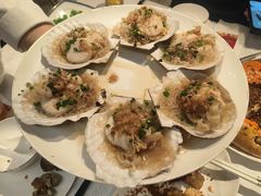 蒜蓉粉丝蒸扇贝-喜记避风塘炒辣蟹(旗舰店)