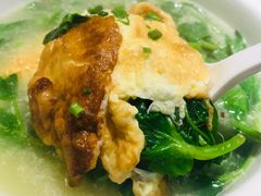 豌豆尖鸡蛋汤-庆合府重庆大排档(紫都城店)