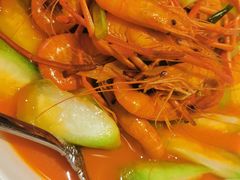 龙虾汤丝瓜河虾-玫瑰厅上海菜(兴国路店)