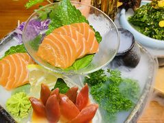 三文鱼刺身-鳗鱼家·深夜食堂(军博店)