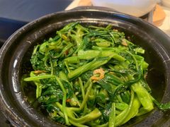 桑巴酱虾米嘟通菜-港丽餐厅(高德置地店)