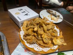 椒盐蘑菇-老兰家传统烧烤炒菜泡馍(小南门店)