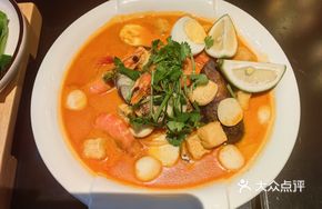 Seafood Laksa Soup