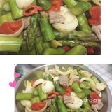 提高免疫力，增强食欲的菜式-芦笋百合辣椒炒瘦肉