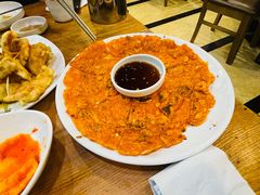 泡菜饼-喇喇排骨火锅·传统韩式脊骨汤(望京西园总店)