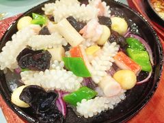 铁板海鲜全家福-听涛雅苑百味饺子老家菜馆