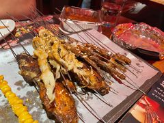 现穿羔羊肉串-火联烧烤(学院路创始店)