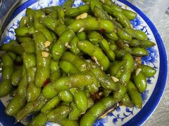 凉拌毛豆-聂师傅油焖大虾
