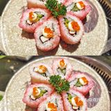 这绝对是蘸碟配的最全的烧肉店[笑脸]