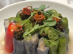 秋茄配鲟鱼籽酱-湖滨28中餐厅·西湖宴·杭州君悦酒店