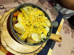 南瓜德式香肠焗饭-遇见西木美式餐厅(体育路店)