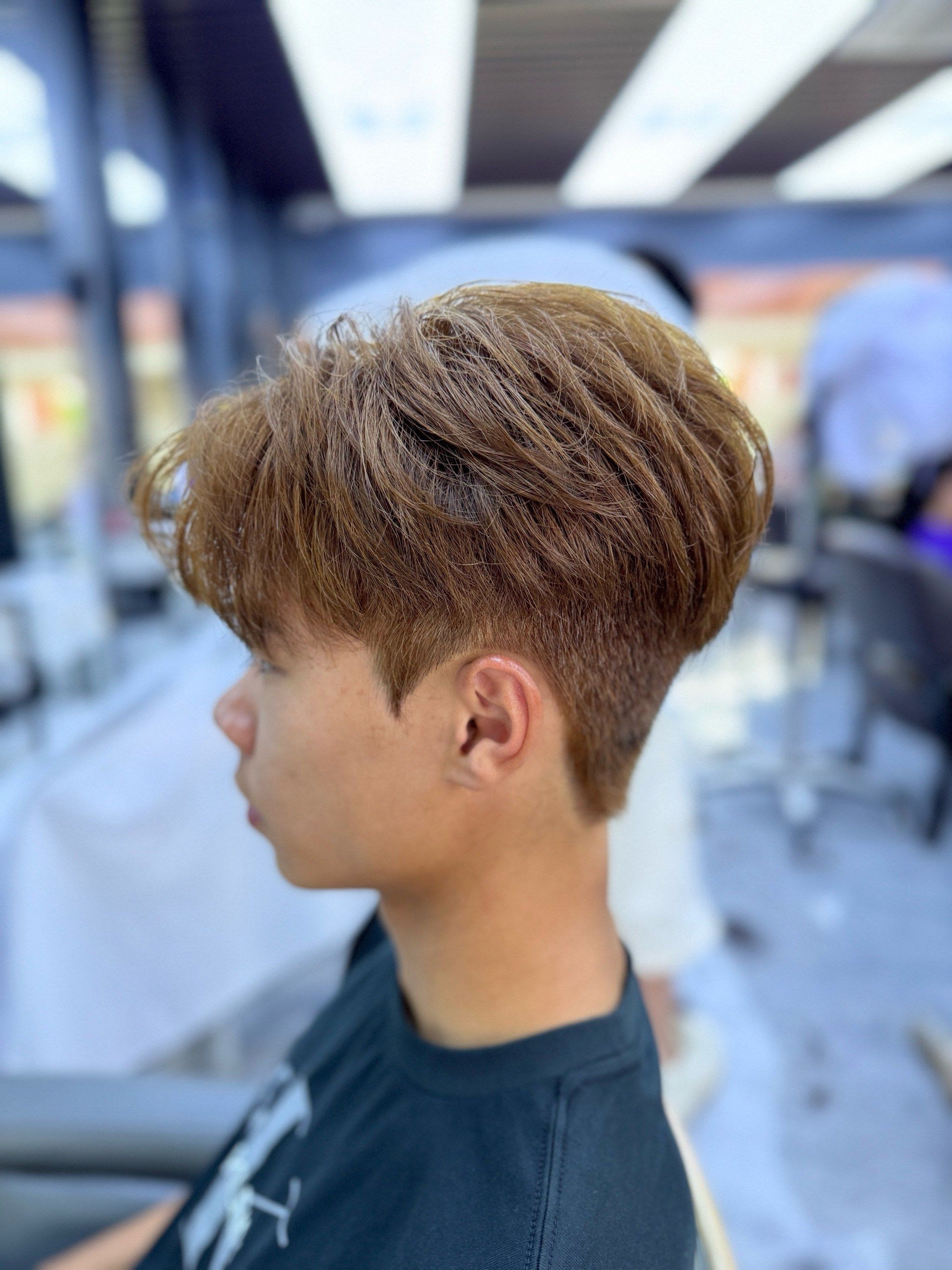 男士发型颜色