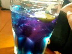 碟豆花饮品-蝶豆花蓝面条