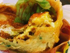 -小红车炸蛋葱油饼