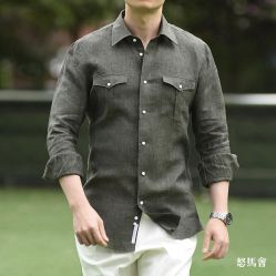 点击看大图 -怒马会 全麻衬西装高级定制