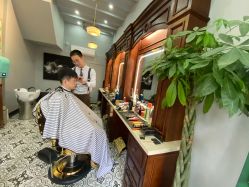 -595barbershop美式油头