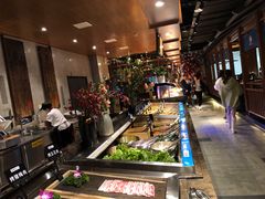 自助取餐区-韩京炭火烤肉自助料理(柯桥万达店)