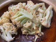 啫啫虾酱花菜-熠盛粤味·顺德桑拿鸡(永康路店)