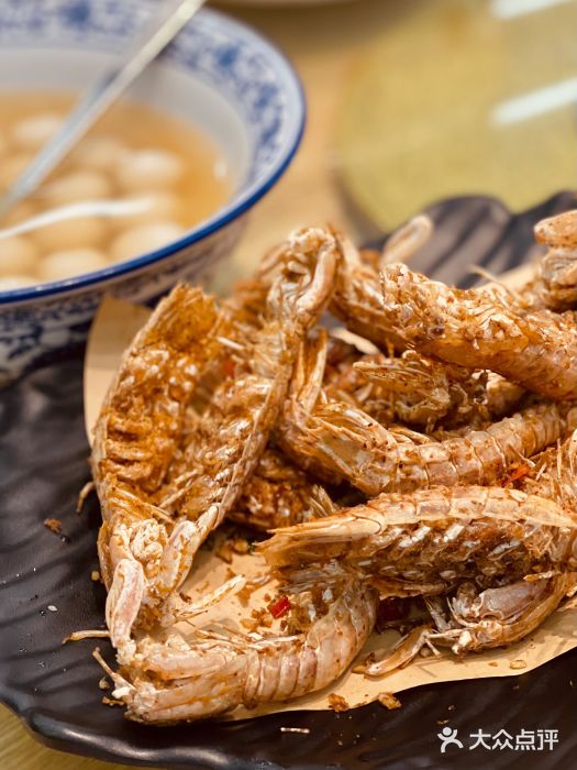九號渔港·蒸汽海鲜·粤菜茶点(八卦岭店)椒盐濑尿虾图片