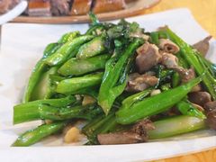 菜心炒鹅肾-烧鹅妹饭店