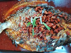 -探鱼·鲜青椒爽麻烤鱼(西南商都店)