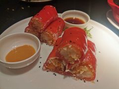 红米脆皮鲜虾肠-蝴蝶里·粤菜·点心(滨江龙湖店)