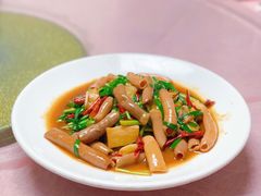 韭菜炒海肠-老郑海鲜楼(天桥店)