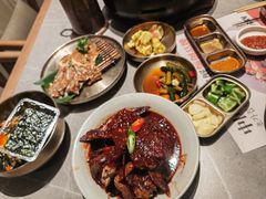 -草家酱蟹炭火烤肉店(珲春南路一店)