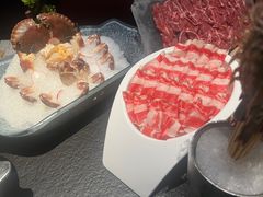 -海上明月海鲜火锅 鲜切牛肉