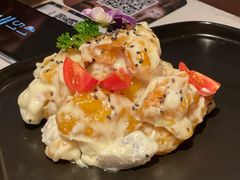 芥末炸虾丸子-卯时·龙光雅宴·精致锡帮菜(惠山古镇店)