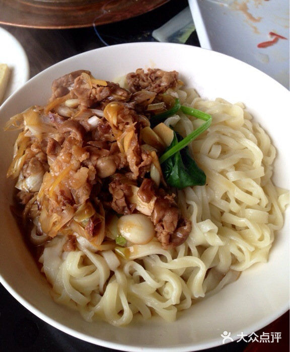 情忆草原涮肉馆羊肉汆面图片