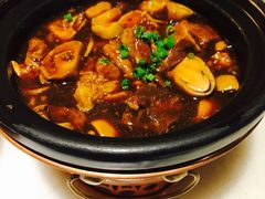 草菇烧牛腩-那家小馆•北京菜•烤鸭(中关村店)