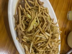 香干肉丝-水根饭店