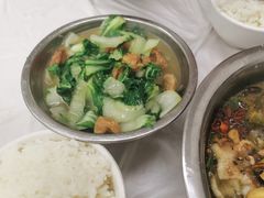 青菜烧油渣-八八餐厅(升州路店)