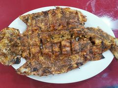 烤虹鳟鱼-北京龙庆四季香农家饭庄·灶台鱼·碳烤虹鳟鱼(龙庆峡店)