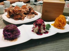 三色山药泥-北李妈妈菜·海肠捞饭(高新万达店)